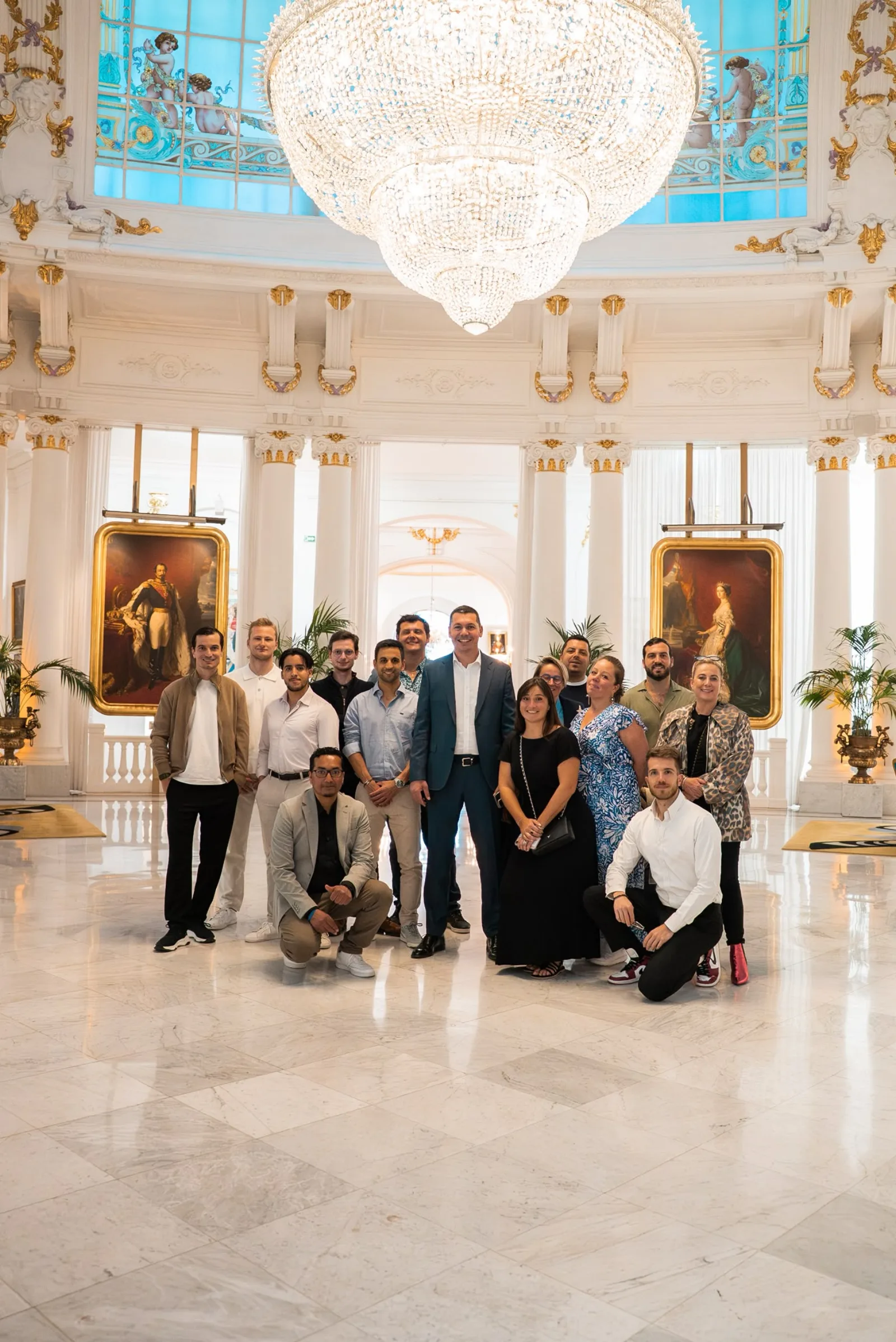 Le groupe du Mastermind au Negresco, à Nice